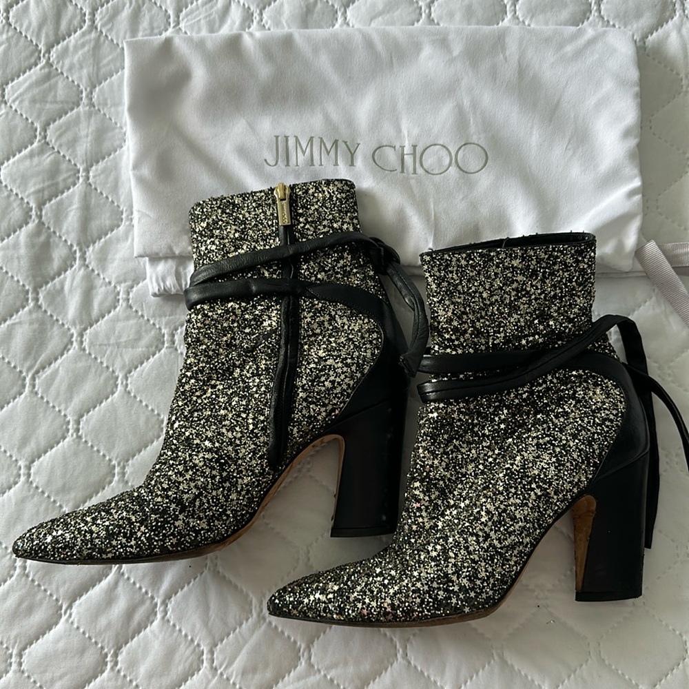 Jimmy Choo Women’s Sparkling Ankle Boots